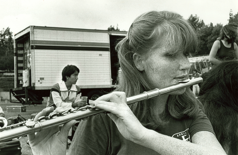 Band member Susan Drees, 1982