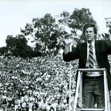 GH Conducting Stanford game 11/13/82