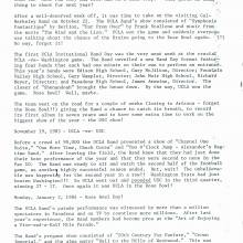 1983 Band Season ReportNewsletter pg 2