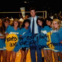 GH with 1984 Dance Team