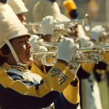 Trumpet player Larry Watanabe, 1984