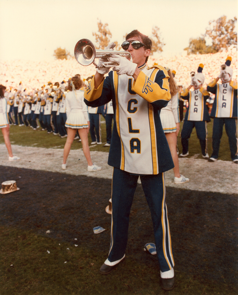 Trumpet player Tim Abel, 1984