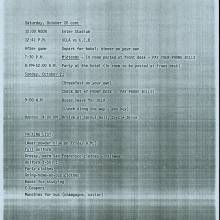 1984 Itinerary Bay Area Trip 2