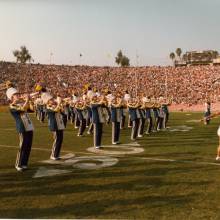 Golden Girl Joyce Parr and Band, 1984 USC game, November 17, 1984