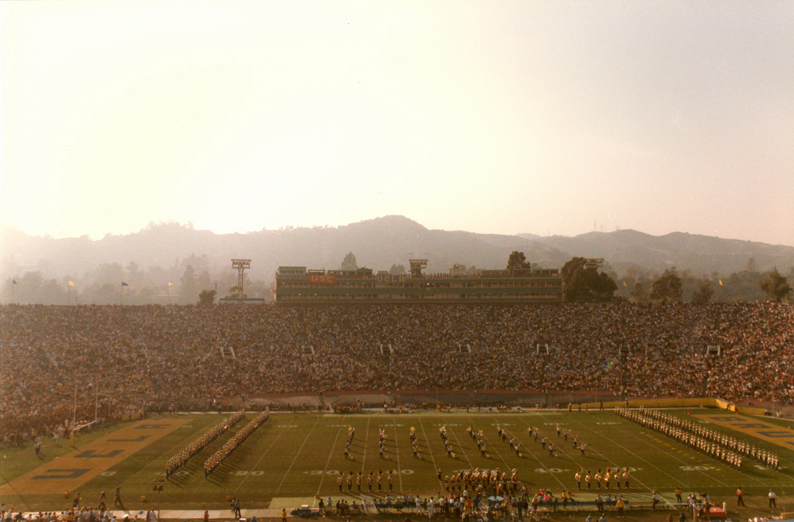 Percussion solo, USC game, November 17, 1984