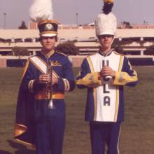 Comparison of uniforms, Spaulding Field, 1984
