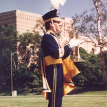 Dave Tolle in uniform prototype, 1985