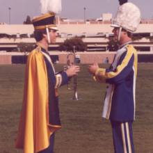 Comparison of uniforms, Spaulding Field, 1984