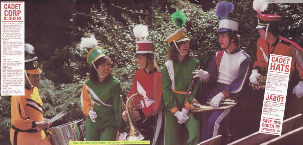 1984 Parade Time Ad with UCLA Band Members