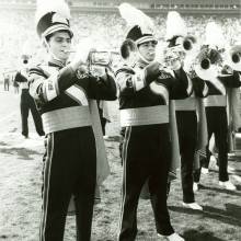 Trumpeters Jim Maljanian and Larry Stern, 1987