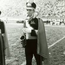 Saxophonist James Eckloff, 1987