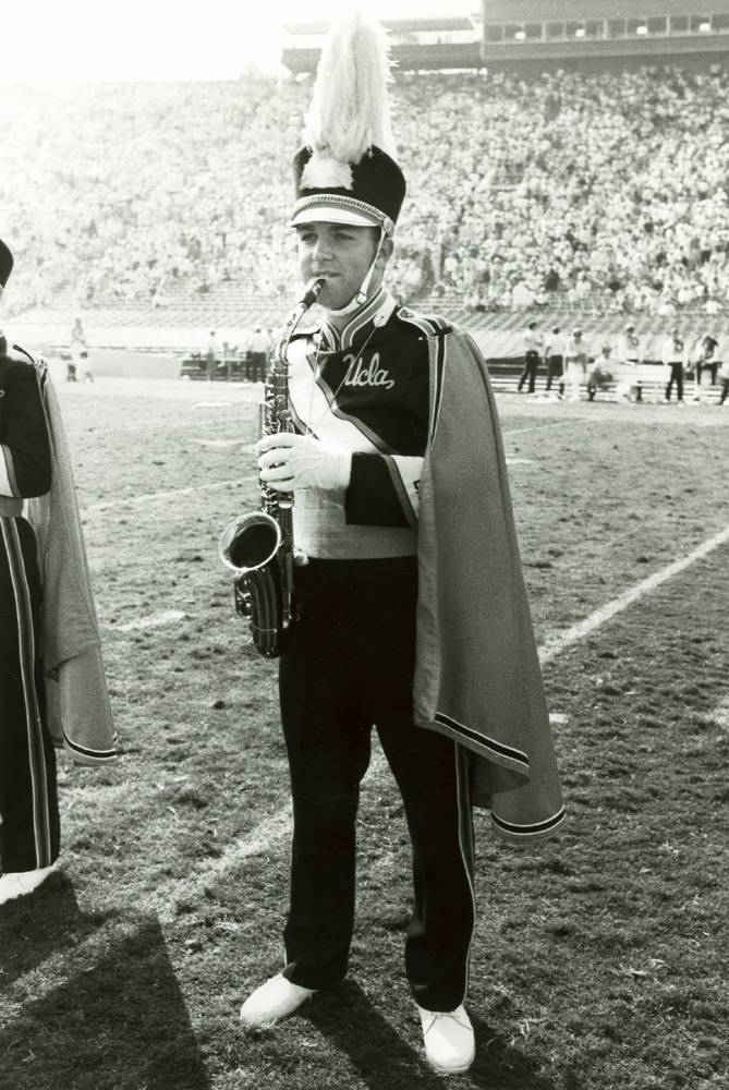 Saxophonist James Eckloff, 1987