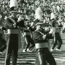 Trombones during "Officer Krupke," Washington game, November 14, 1987