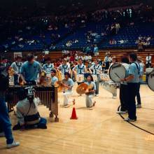 1988 Drumline at WSU BB Game 1/28/88