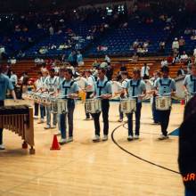 1988 Drumline at WSU BB Game 1/28/88