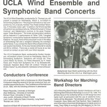 UCLA Bands Newsletter, page 2, 1988