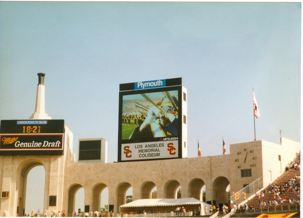 1987 USC vs UCLA Jumbo Screen