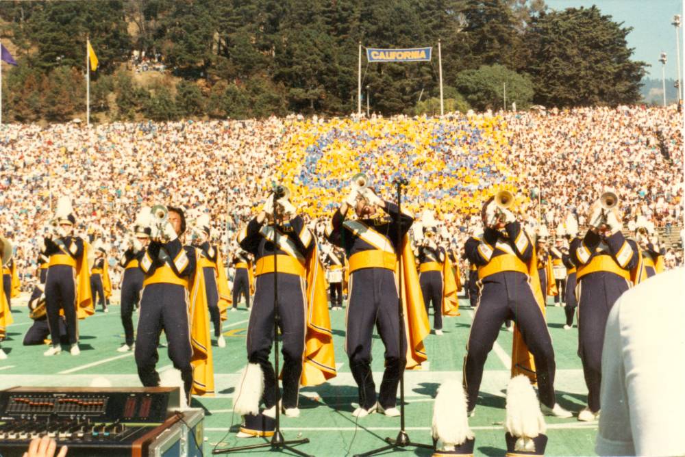 1988 Band Photos at Cal Trumpets