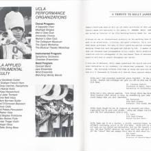 Band program, pages 4-5, 1981 Bluebonnet Bowl, December 31, 1981