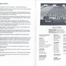 Band program, pages 2-3, 1981 Bluebonnet Bowl, December 31, 1981
