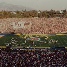 Rotating form, 1983 Rose Bowl, January 1, 1983