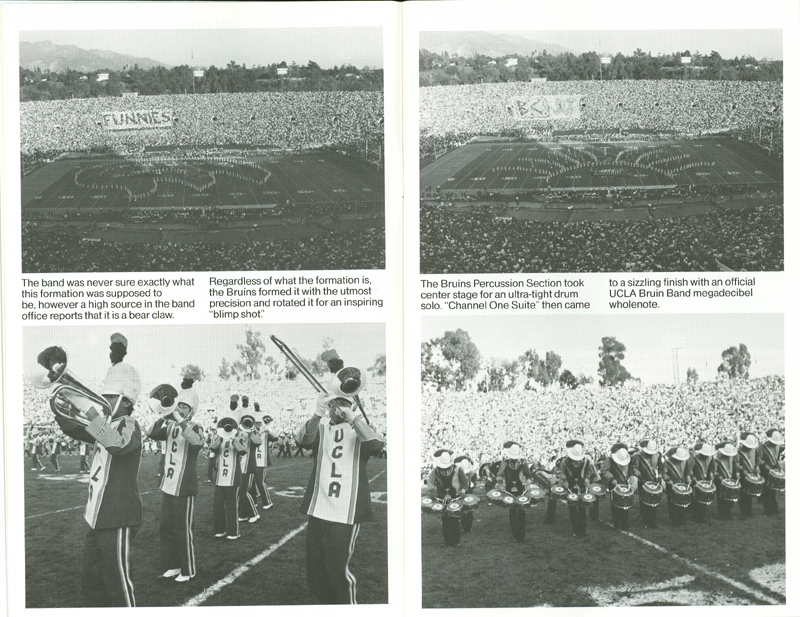 Band Booklet, page 6, 1984 Rose Bowl