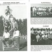 Band Booklet, page 10, 1984 Rose Bowl