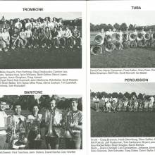 Band Booklet, page 12, 1984 Rose Bowl