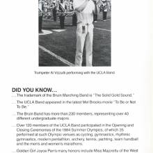 Band booklet, page 1, 1985 Fiesta Bowl