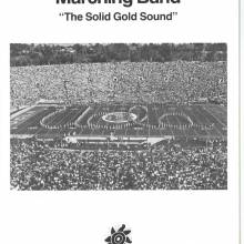 Band booklet, cover, 1985 Fiesta Bowl