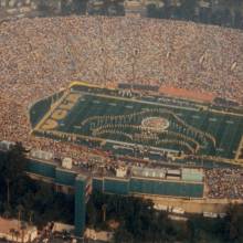 Blimp shot, 1986 Rose Bowl, January 1, 1986