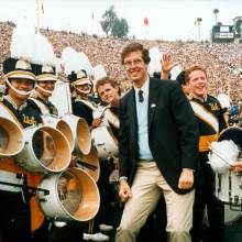 Director Gordon Henderson, and Drumline members