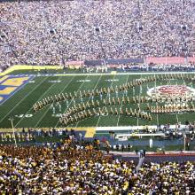 1986 UCLA vs. Iowa Pregame High Res Panorama