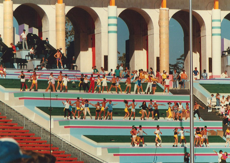 Coliseum rehearsal, 1984