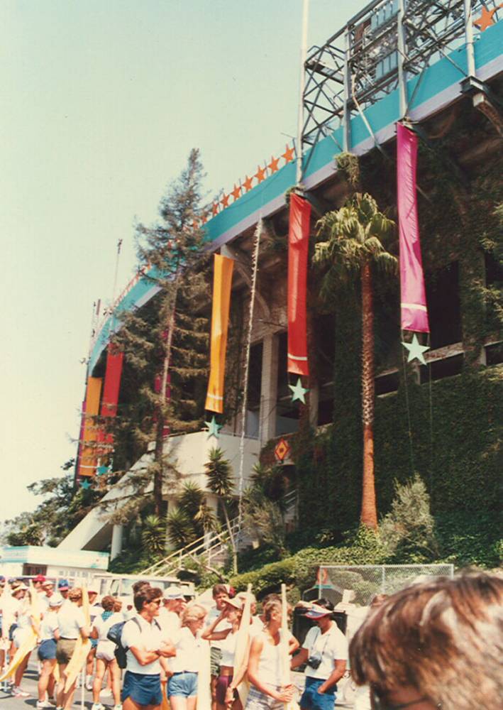 Coliseum rehearsal, 1984