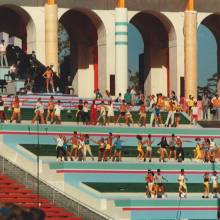 Coliseum rehearsal, 1984