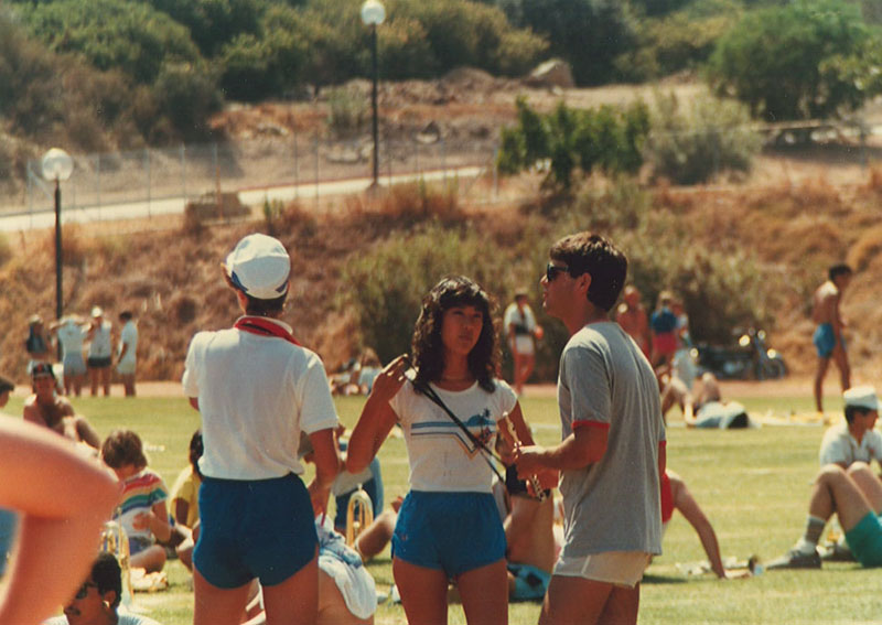 Rehearsal at Pepperdine, 1984 