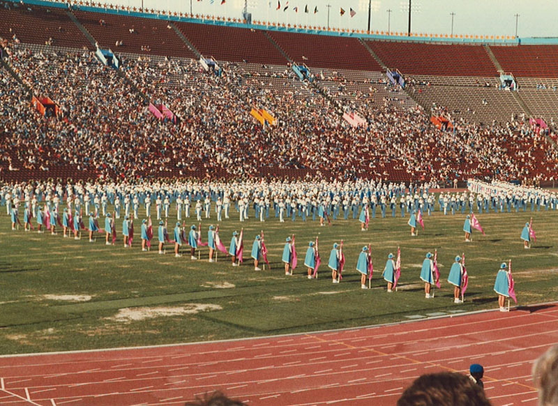 Dress Rehearsal, Coliseum, 1984 Summer Olympics