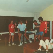 Hanging out in the dorms, Olympic Band 1984