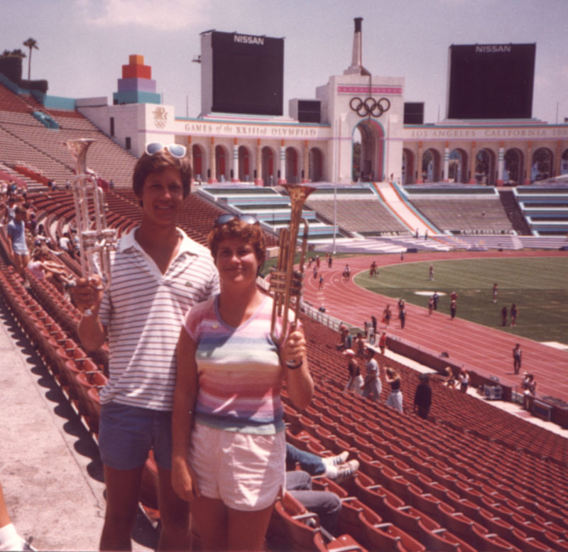 Erik Gosen and Suzie Stoke, Coliseum, 1984