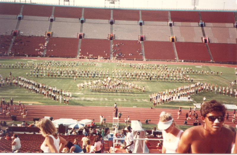 Swing Era drill with Zap, 1984