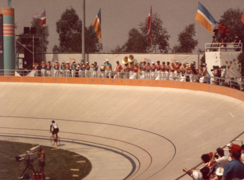 Cycling venue, July 1984