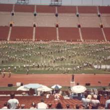 Diamond drill in rehearsal at the Coliseum, 1984
