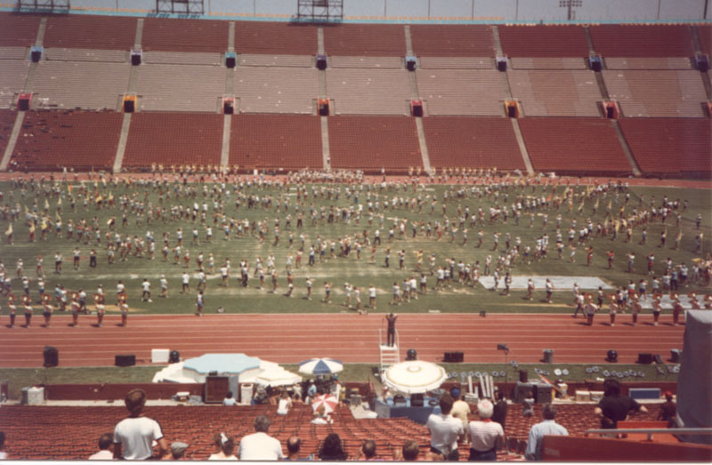 Diamond drill in rehearsal at the Coliseum, 1984