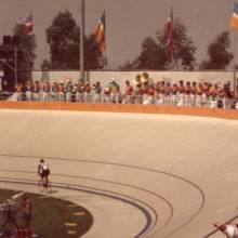 Cycling venue, July 1984