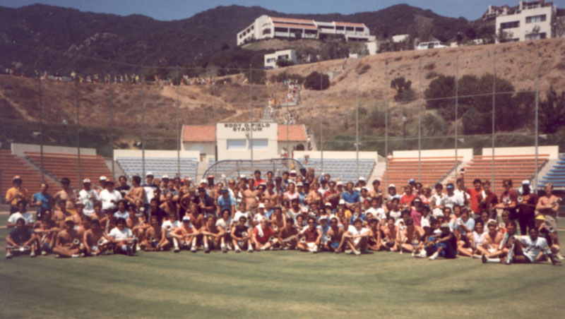 Trumpet Sectional at Pepperdine, 1984