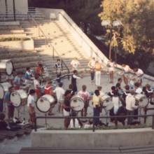 Drums in Pepperdine Amphitheater, 1984