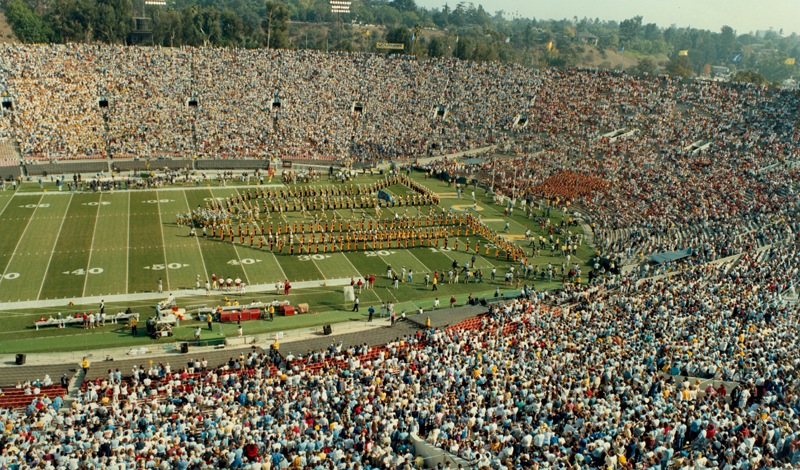 Tunnel formation,  USC game, November 17, 1990