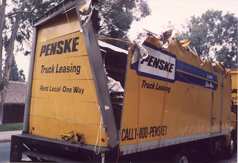 "The Animals Strike Again!" Truck wreck, 1990