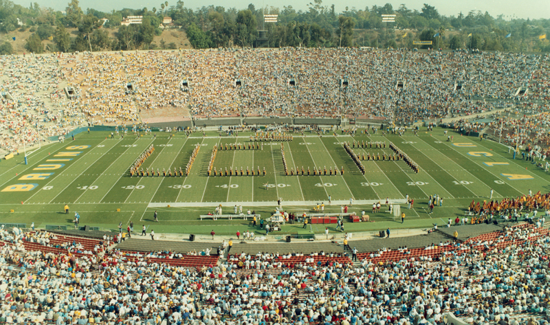 Block UCLA, USC game, November 17, 1990